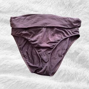 JETS by Jessika Allen bikini bottom, plum purple, US size 10